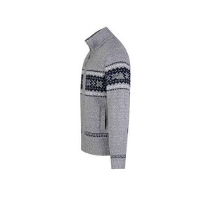 Bjørnson scandinavisch wintervest Hoyt gebreid grijs