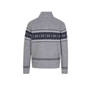 Bjørnson scandinavisch wintervest Hoyt gebreid grijs