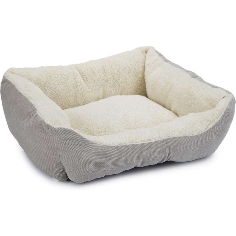 Beeztees kattenmand Mogina pluche grijs 45x37x18 cm