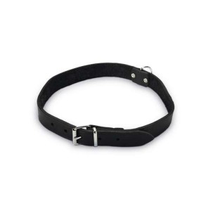 BZ Halsband Leder Zwart 52 cm X 20 mm