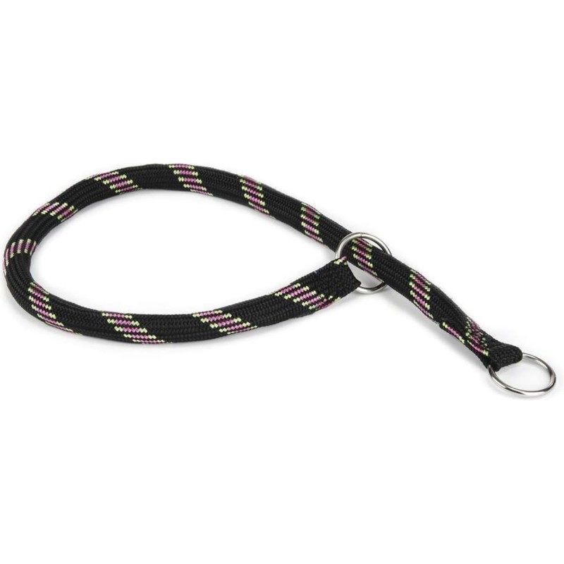 Beeztees hondenhalsband nylon rond zwart 50 cm x 8 mm