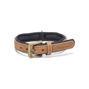 Beeztees hondenhalsband Balacron Ax kunstleer bruin 47-57 cm x 30 mm