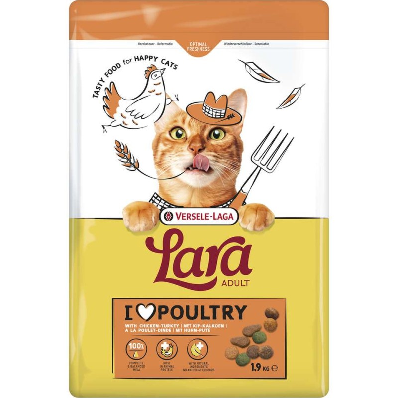 Lara Kattenbrokken kalkoen-kip 2 kg