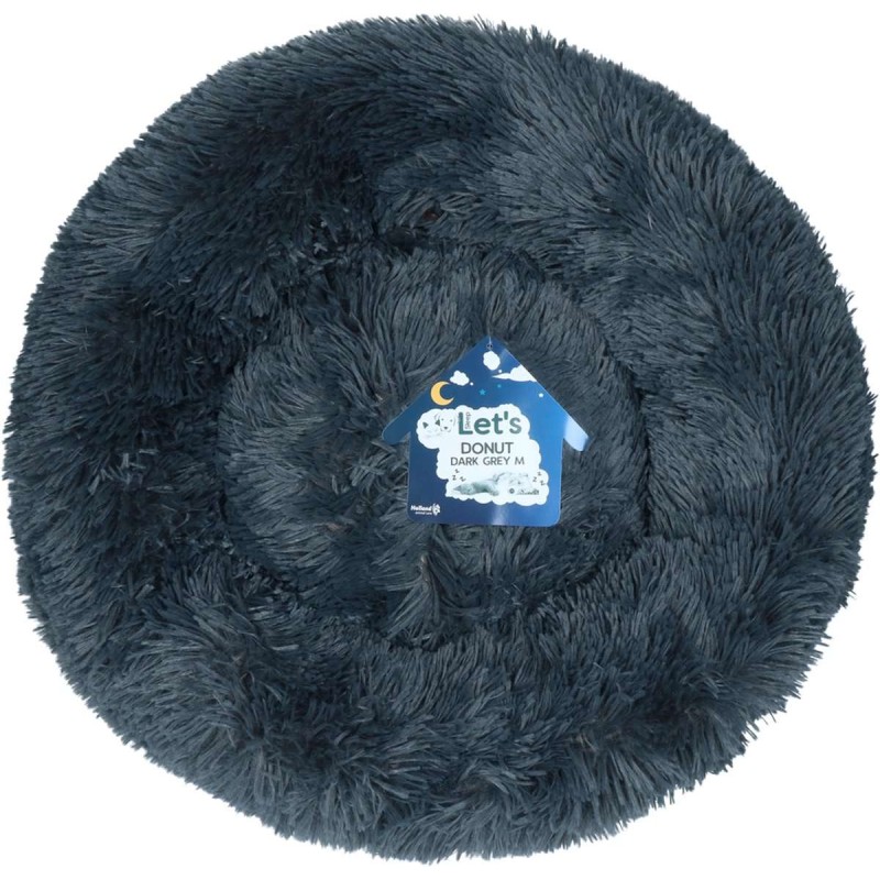 Let's Sleep Donut kattenmand donkergrijs XL
