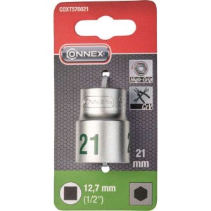 Dopsleutel 1/2" 21mm Connex