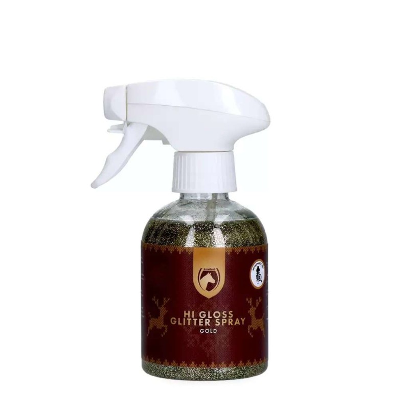 Excellent Horse Christmas Hi Gloss Glitter Spray Goud 250 ml