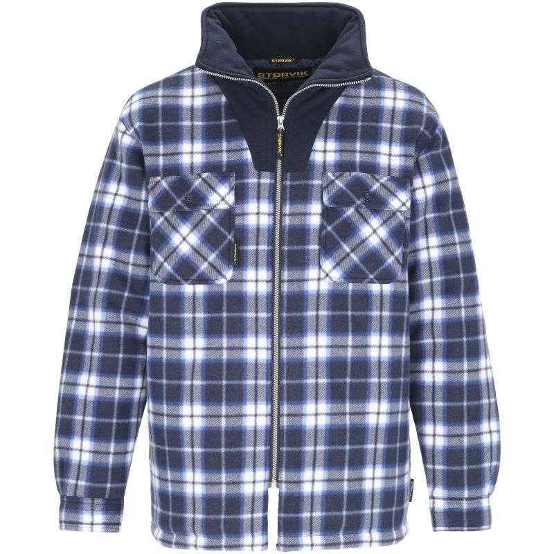 Houthakkers Fleecevest Stanley Thermo marine Storvik