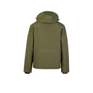Softshell winterjas Bengt olijfgroen