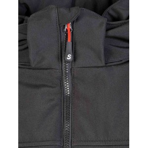Softshell winterjas Bengt zwart