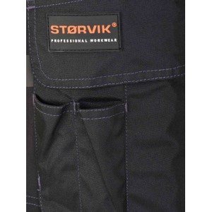 Storvik Stef werkbroek 4-way stretch zwart