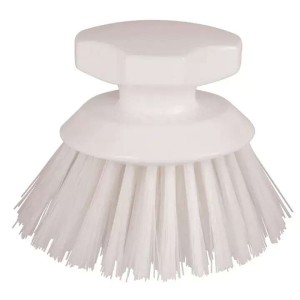 Borstel rond 12cm wit