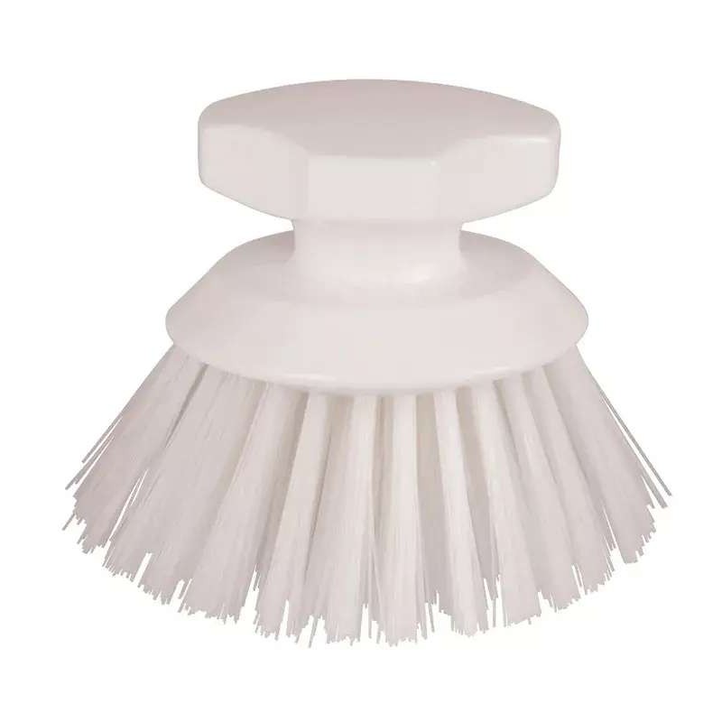 Borstel rond 12cm wit