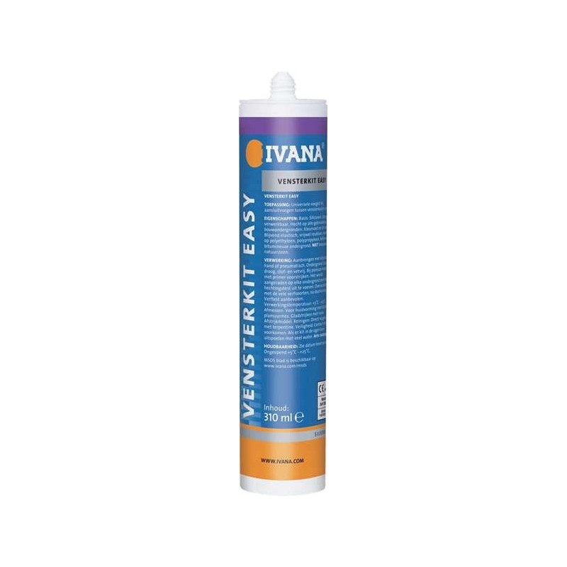 Ivana vensterkit easy wit 310ml