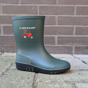 Dunlop mini kinderlaars groen/zwart