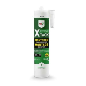 Montagekit X-Tack extreem wit 310ml