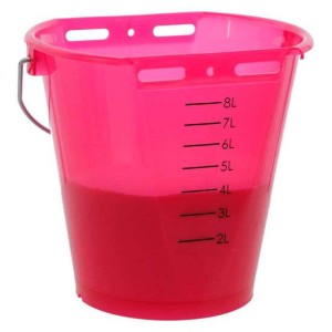 Kalveremmer roze transparant plat