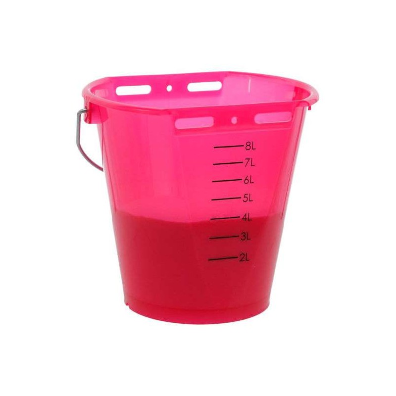 Kalveremmer roze transparant plat