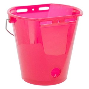 Kalveremmer roze transparant plat