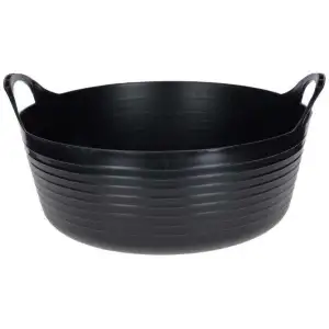 Flexibele mand zwart 15 liter