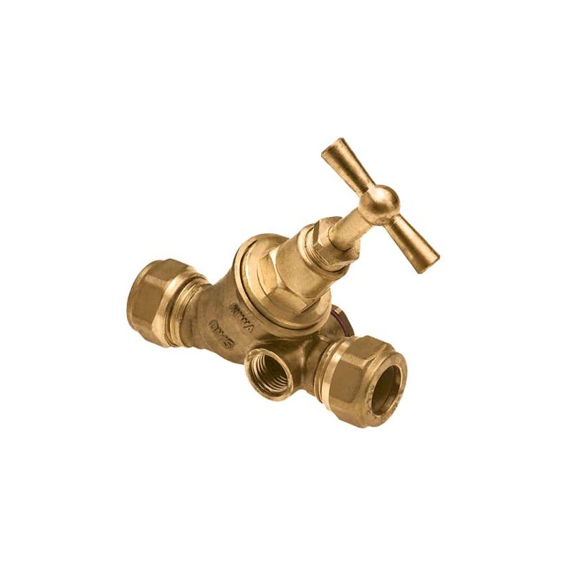 Bonfix stopkraan met bovendeel 15mm