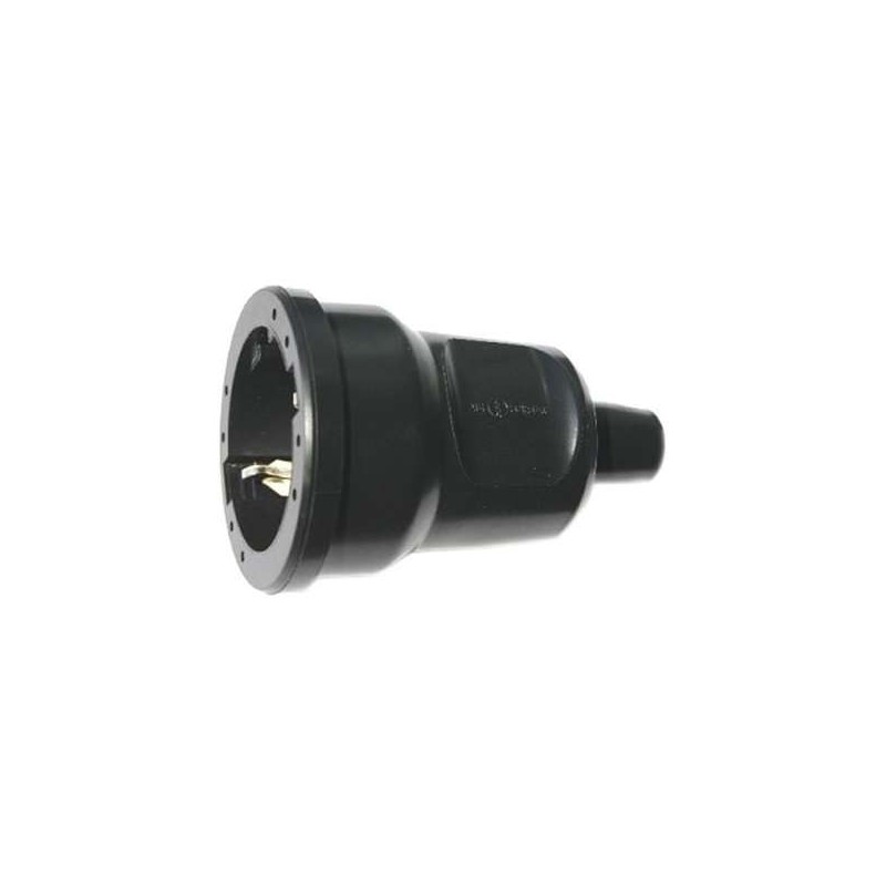 Contra stekker PVC RA zwart