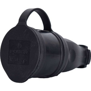 Contrastekker rubber RA IP54 zwart