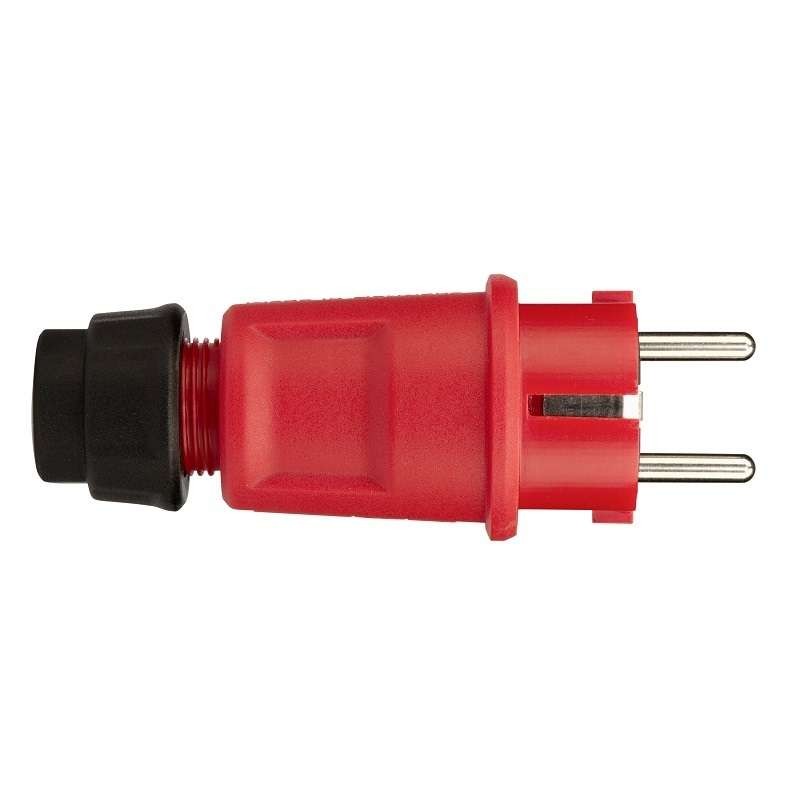ABL Stekker rood RA IP54 met wartel