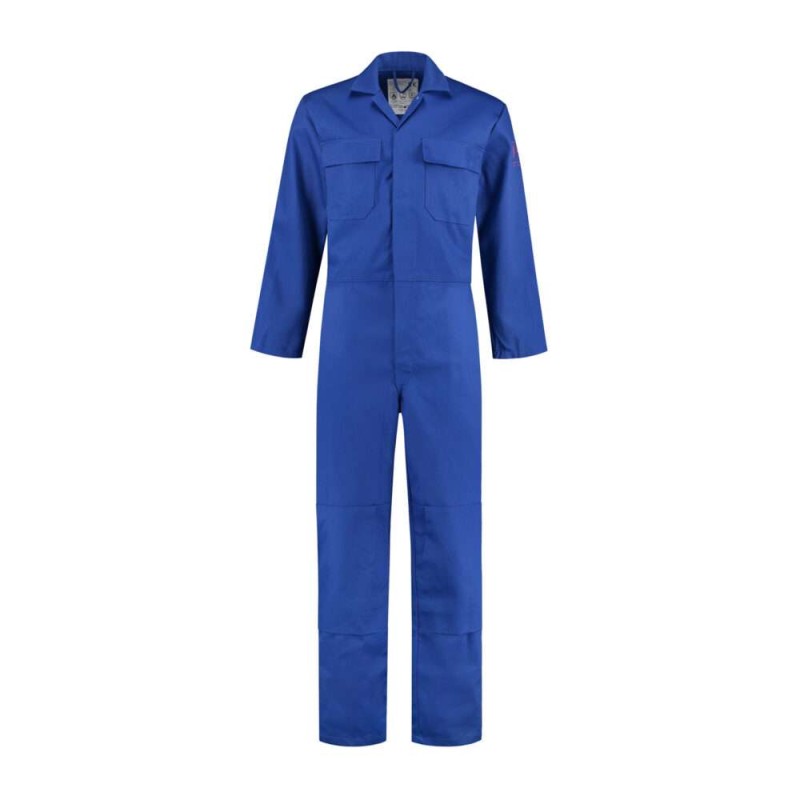 Overall vlamvertragend anti statisch korenblauw