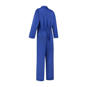 Kinderoverall katoen korenblauw
