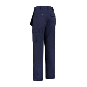 Werkbroek Oxford polyester/katoen navy/zwart