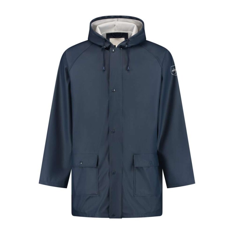 Regenjas PU navy