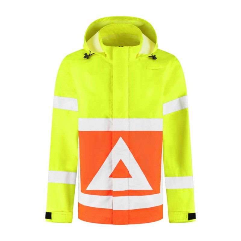 Regenjas Verkeersregelaar RWS fluo-geel/oranje