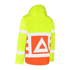 Regenjas Verkeersregelaar RWS fluo-geel/oranje