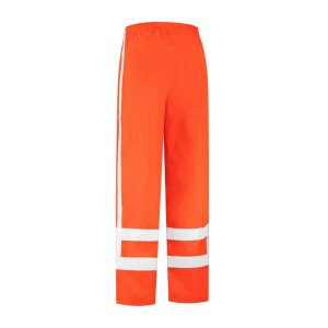 Regenbroek Oxford high visibility oranje