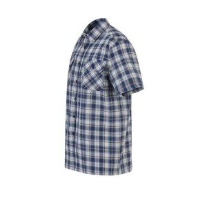 Blouse katoen korte mouw Farsund blauw