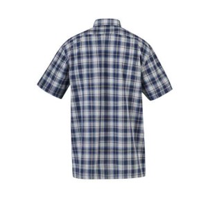Blouse katoen korte mouw Farsund blauw