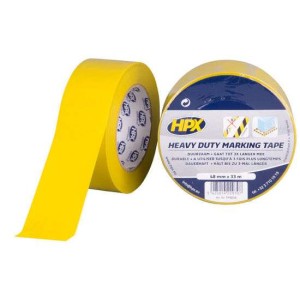 Afzettape zelfklevend Heavy Duty geel 48mm x 33m