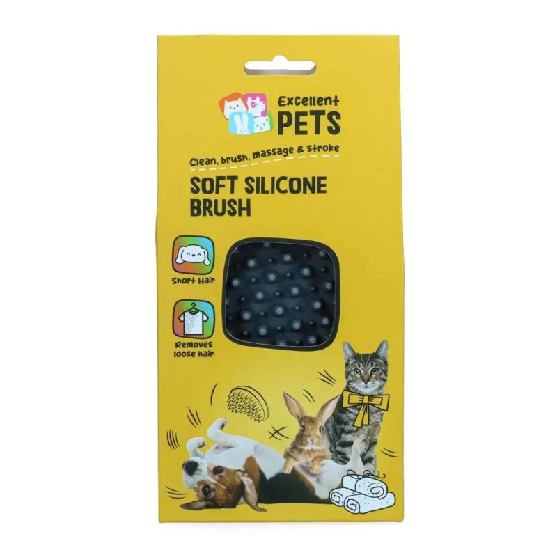 Excellent Pets Soft Silicone Brush Kort haar