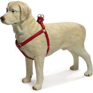 Hondentuig Mac Leather rood 60-100 cm