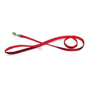 Hondenriem Mac Leather rood 120 cm x 20 mm
