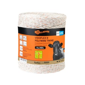 Duopack schrikdraad Vidoflex 9 Plus wit 2 x 400 meter