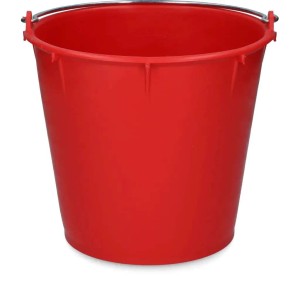 Emmer met beugel rood 7 liter