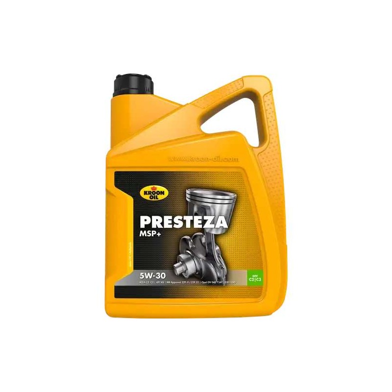 Kroon-Oil motorolie Presteza MSP+ 5W-30 5 liter