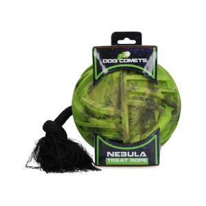 Hondenspeeltje Dog Comets nebula treat rope groen