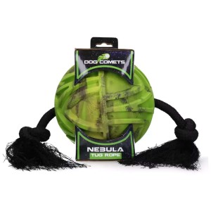 Hondenspeeltje Dog Comets nebula tug rope groen