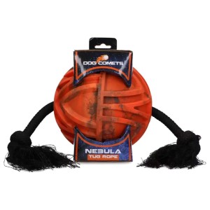 Hondenspeeltje Dog Comets nebula tug rope oranje