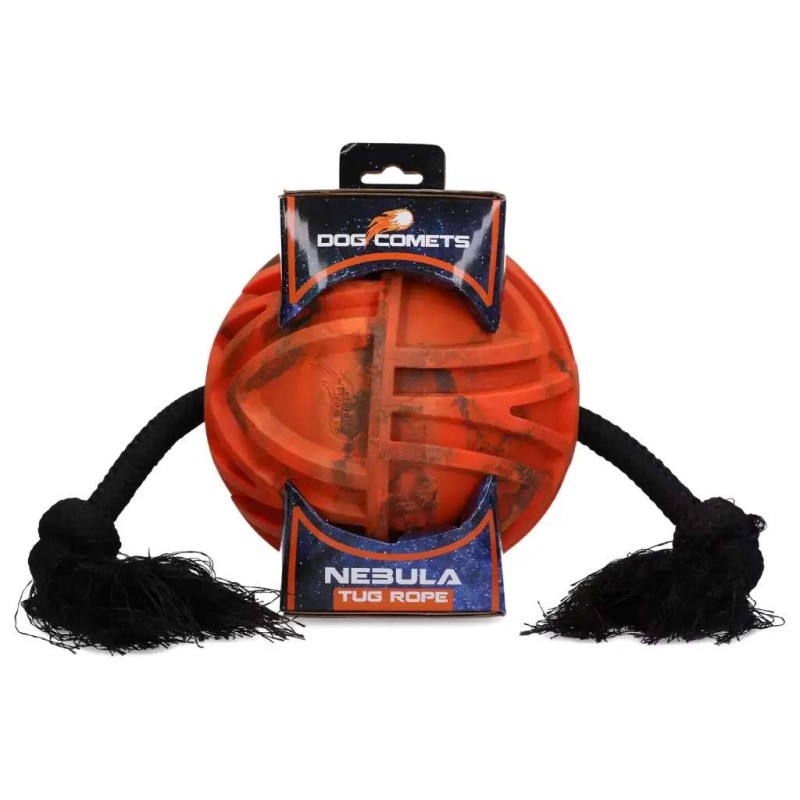 Hondenspeeltje Dog Comets nebula tug rope oranje