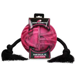 Hondenspeeltje Dog Comets nebula tug rope roze