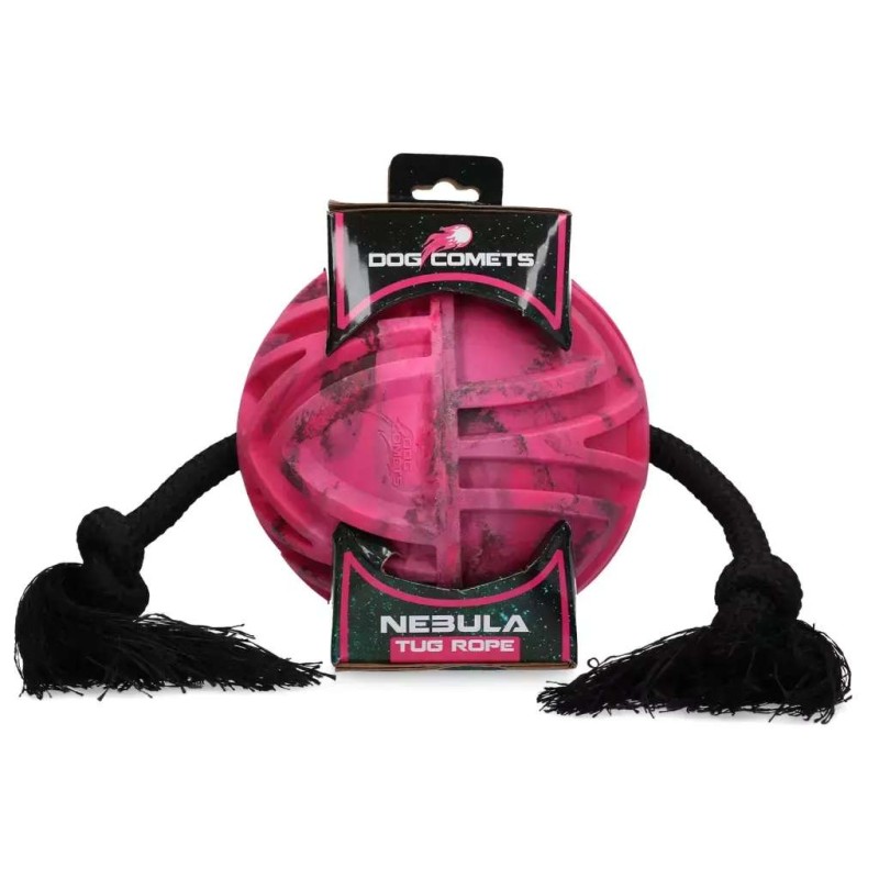 Hondenspeeltje Dog Comets nebula tug rope roze