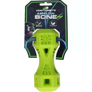 Hondenspeeltje Dog Comets airflow bone groen small
